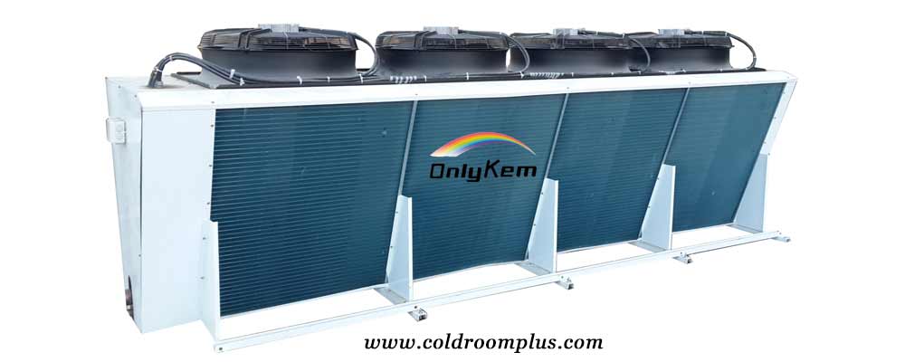 V Type Air cooled condenser KM-1600 was successfully developed