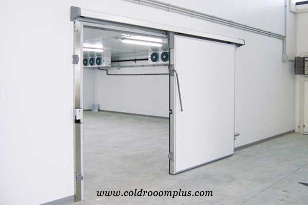 cold room sliding door of cold room run in Thailand