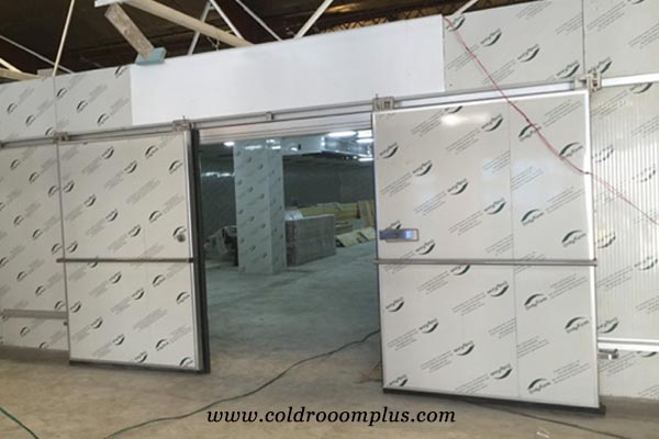 double sliding door for cold room
