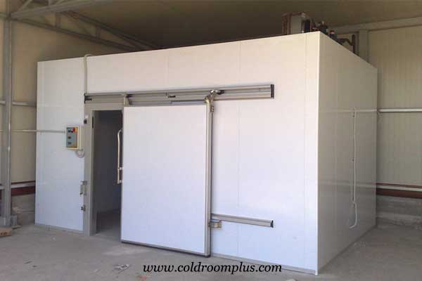 cold room sliding door of freezer room for ice scream