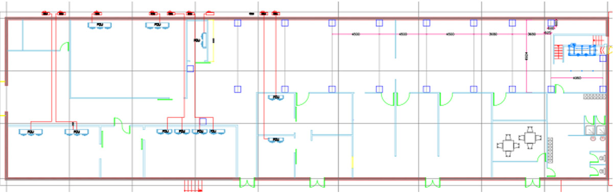 Diagram of Meat Freezer Room for Slaughterhouse in Cambodia