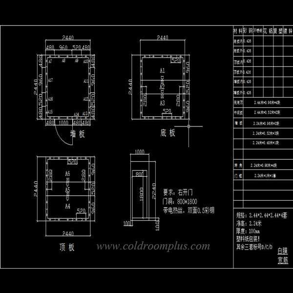 cold storage room