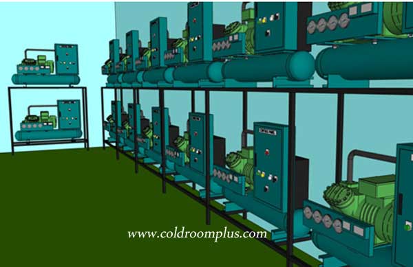 Freon cold room equipment cold storage