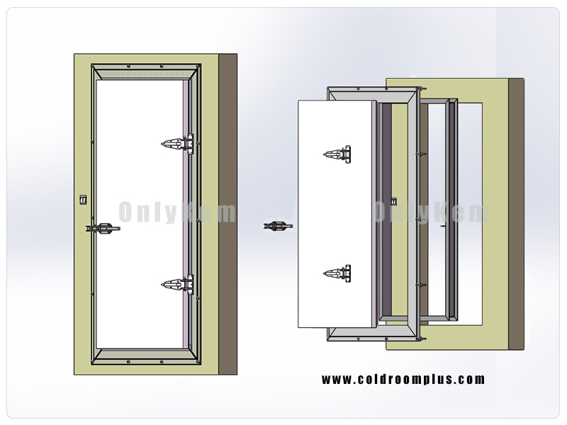 cold room hinged door of onlykem