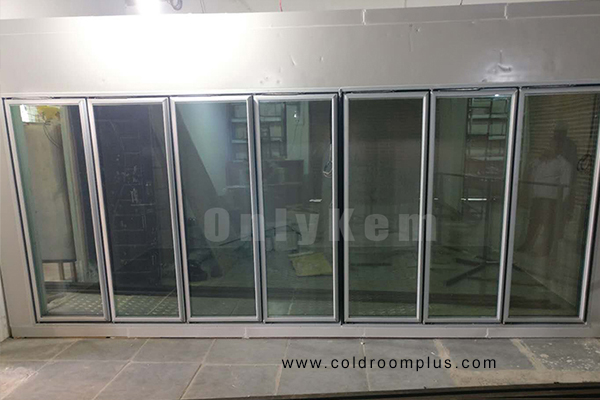 Display Walk in Cooler Glass Door