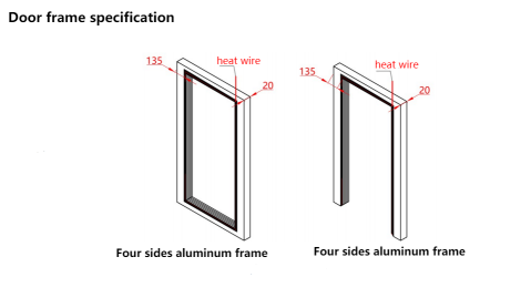 Cold Room Door Replaced Hinged door