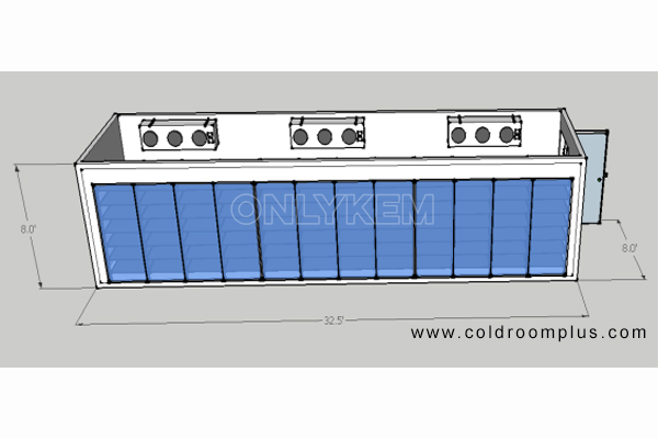 walk in display cooler